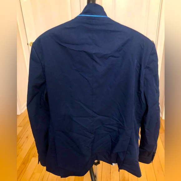 Zara navy blue suit W/ pants - Picture 3 of 7